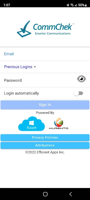 CommChek Screenshot 1