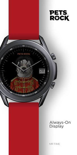 Pop | Pets Rock watch face Screenshot 2