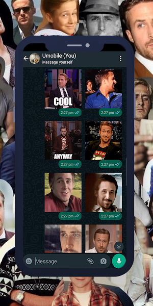 Ryan Gosling Animated Stickers Screenshot 0