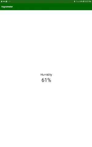 Hygrometer - air humidity Screenshot 0