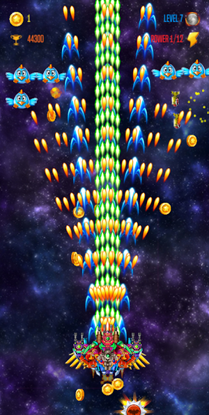 Chicken Attack Galaxy Screenshot 1