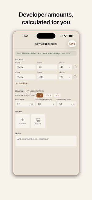 ColorCarte: Hair Formulas Screenshot 2