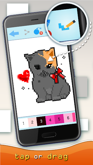 Pixyfy: pixel art, color by number, coloring games Screenshot 0