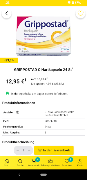 Leo App Apotheke zum Löwen Screenshot 3