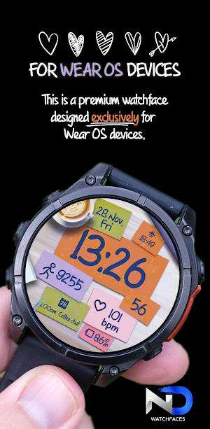 Sticky Notes Watchface —NDW081 Screenshot 3