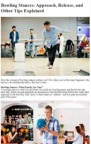 Bowling Tutorial Screenshot 1