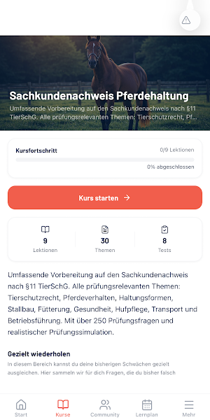 Sachkunde Pferdehaltung Screenshot 0