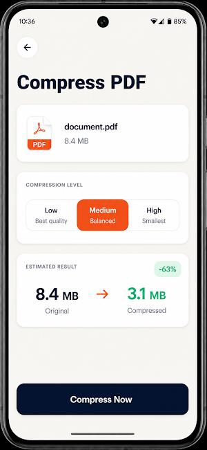 PocketPDF: PDF Tools & Scanner Screenshot 2