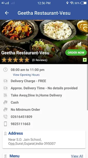 Geetha Restaurant Screenshot 3