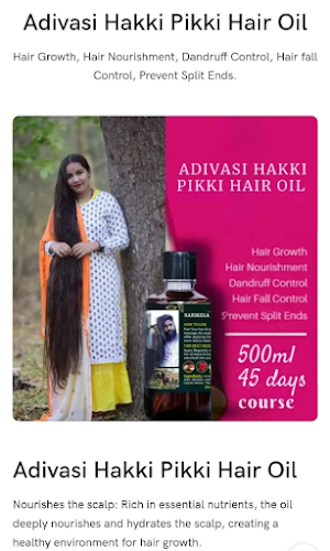 Adivasi Herbal Hair Oil Screenshot 3