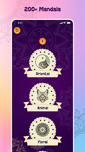 Mandala Coloring Art Book Screenshot 1