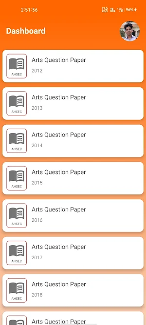 Class 12- AHSEC/HS Arts Question Paper 2012-2020 Screenshot 0