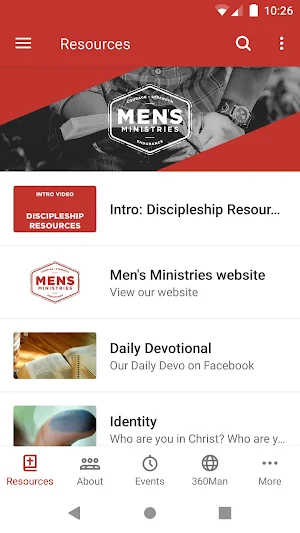 Mens Ministries Screenshot 0