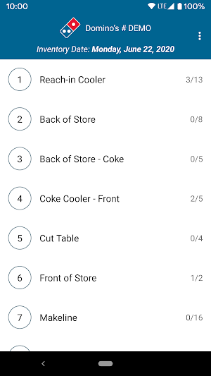 DPZ Inventory Manager Screenshot 1
