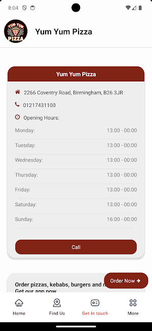 Yum Yum Pizza Birmingham Screenshot 2