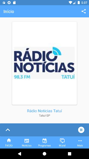Rádio Notícias Tatuí Screenshot 2