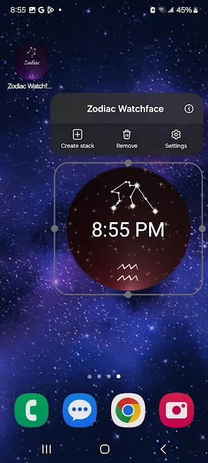 Zodiac Watch Face (7-12) Screenshot 3