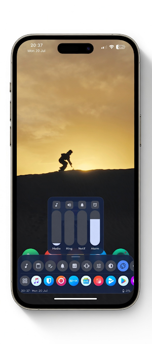 Floating Dock - Taskbar Screenshot 1