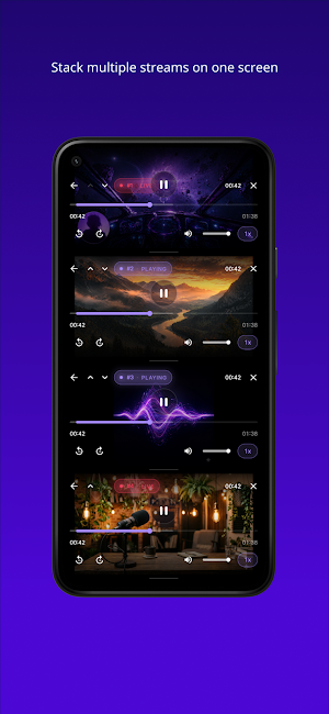 Multi-stream browser - xStream Screenshot 0