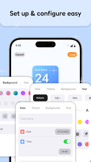 Countdown Widget - Days Until Screenshot 2