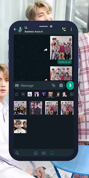 BTS Animated WASticker Screenshot 0