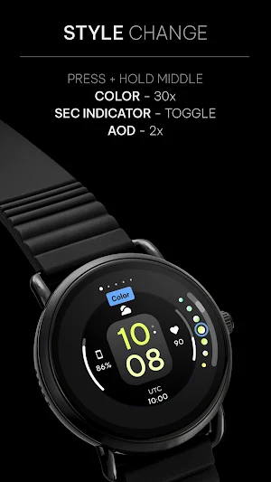 Concentric 1: Wear OS face Screenshot 3