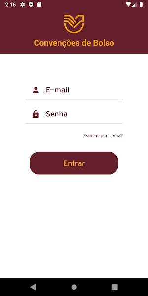 Convenções de Bolso Screenshot 1