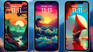 Vibrant Retro Wallpapers 4K Screenshot 1