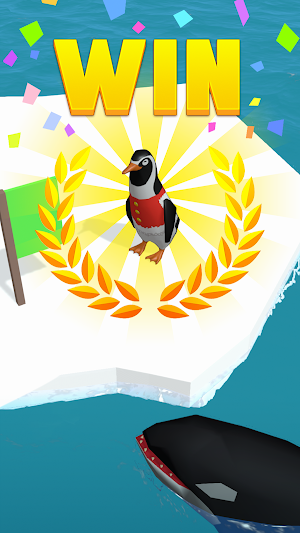 Stealthy Penguin - Ice Escape, Save penguins Screenshot 2