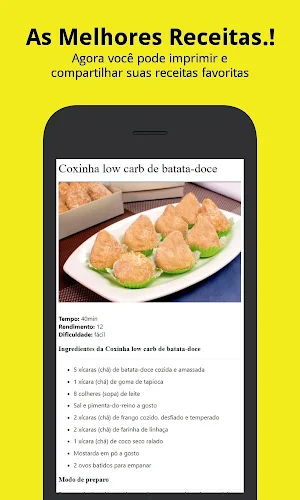 Low Carb Receitas Fáceis Screenshot 3
