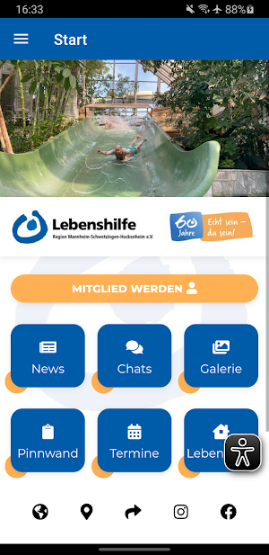 Lebenshilfe Region MSH e.V. Screenshot 1