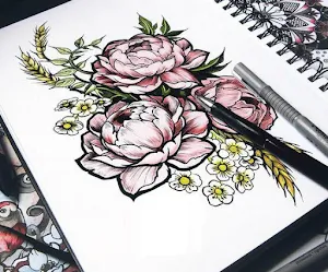Flower Sketch Screenshot 2