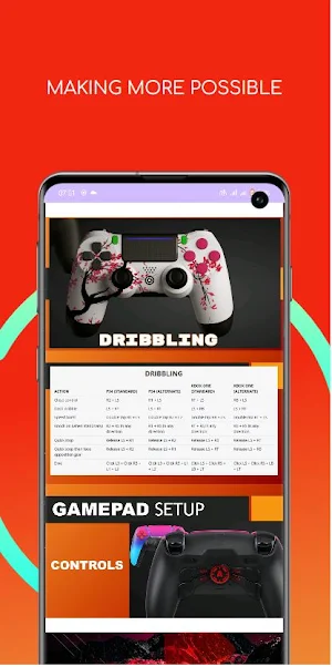 Efootball 23 gamepad setting Screenshot 2