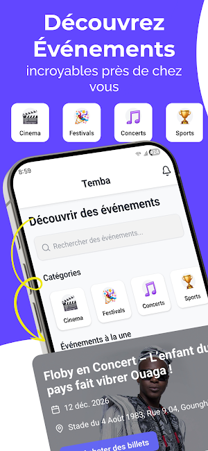 TEMBA - Billetterie officielle Screenshot 0
