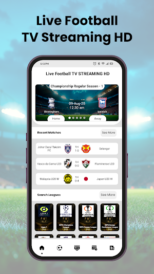 Live Football TV STREAMING HD Screenshot 0