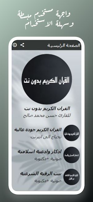 القران بصوت حسن صالح بدون نت Screenshot 2