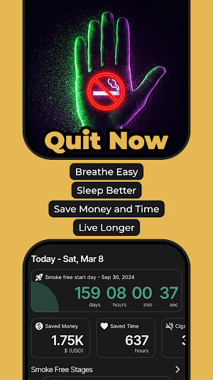 Quit Smoking Tracker - Stopify Screenshot 0