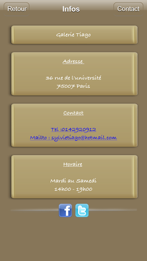 Galerie Tiago Screenshot 3