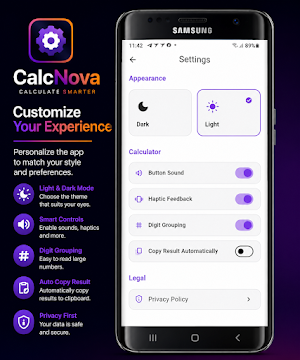 Calculator - CalcNova Screenshot 3