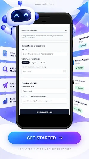 Sonara: Ai Job App Workflow Screenshot 1