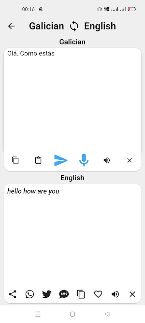 Galician To English Translator Screenshot 1