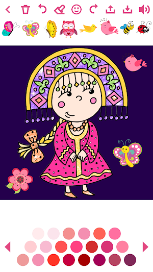 Russian tales Coloring Games - Раскраски для детей Screenshot 2