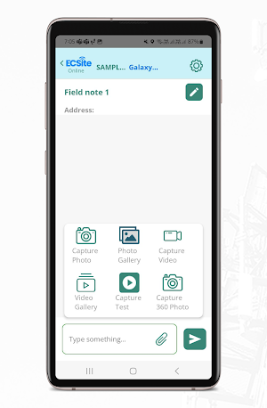 ECSite Field Note Screenshot 3