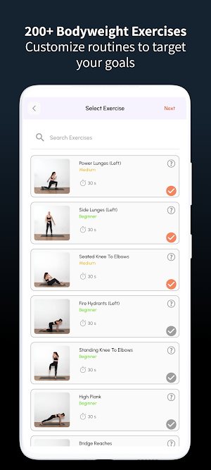 Women's Fat Burning Workouts Screenshot 3