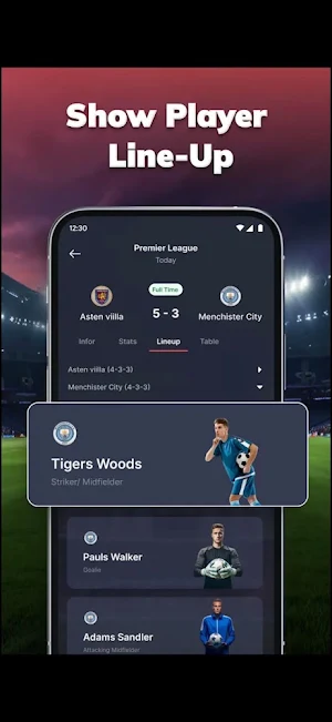 PLAYFY-TV LIVE FOOTBALL HD Screenshot 0