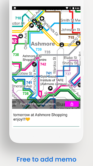 Gold Coast Bus Train Tram Map Screenshot 3