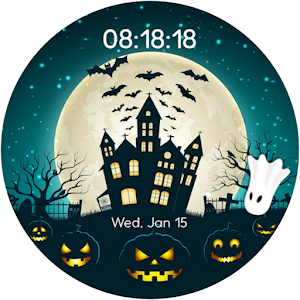 Spooky Night Watch Face Screenshot 0