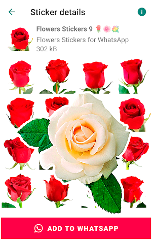 Flowers Stickers for WhatsApp Screenshot 1