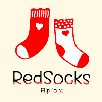 GFRedSocks™ Latin Flipfont
