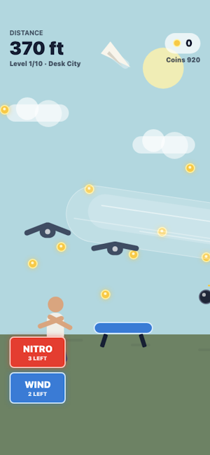 Wing It: Paper Airplane Fling Screenshot 2